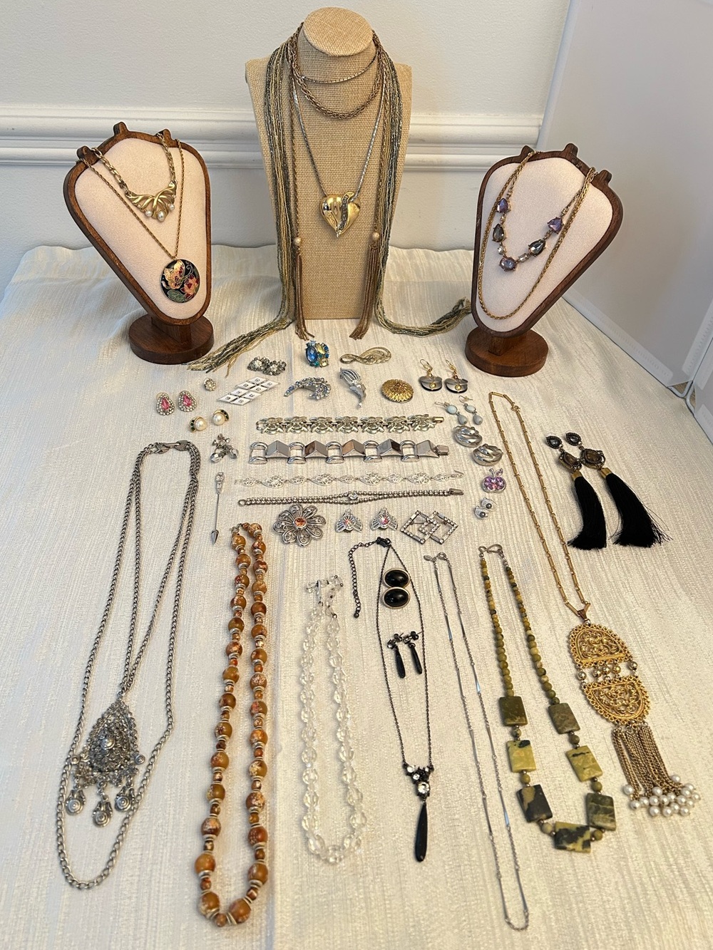 Gold & Silver Tone Vintage Jewelry Collection